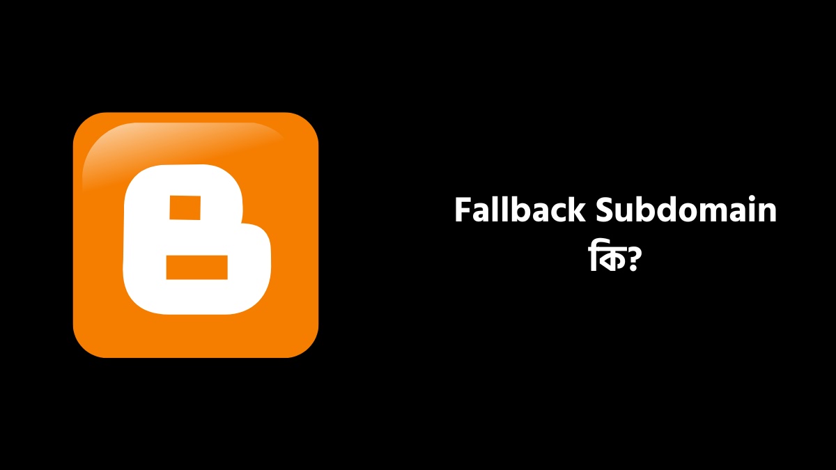 Fallback Subdomain কি? Fallback Subdomain কি?