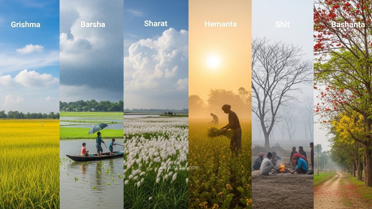 বাংলাদেশের ষড়ঋতু রচনা বাংলাদেশের ষড়ঋতু রচনা