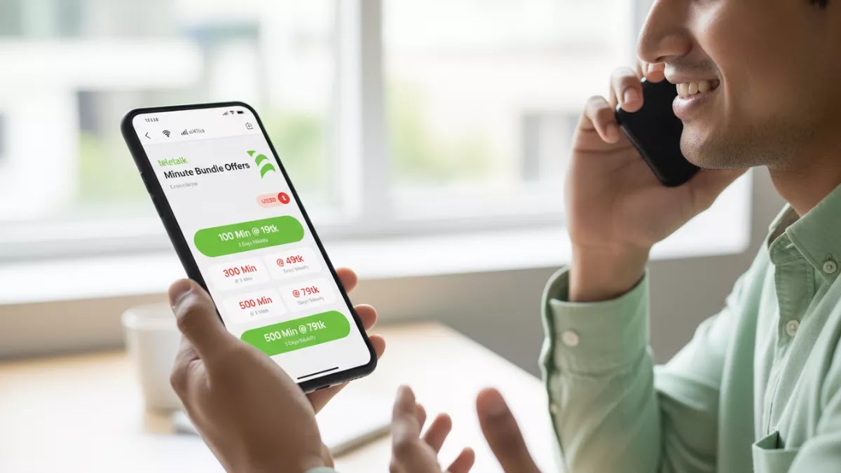টেলিটকের নতুন মিনিট অফার ২০২৬ | কম খরচে বেশি কথা বলার সুযোগ টেলিটকের নতুন মিনিট অফার