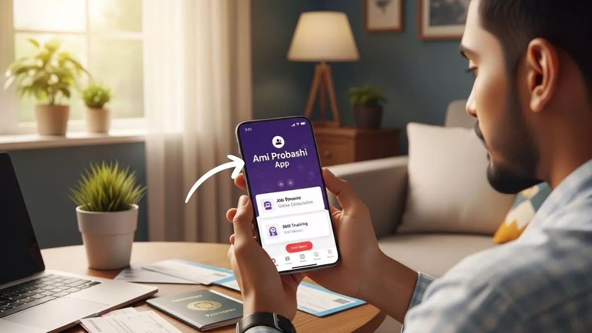 প্রতারণা ছাড়াই বিদেশে যেতে চান? Ami Probashi App কী, জেনে নিন এখনই Ami Probashi App কী